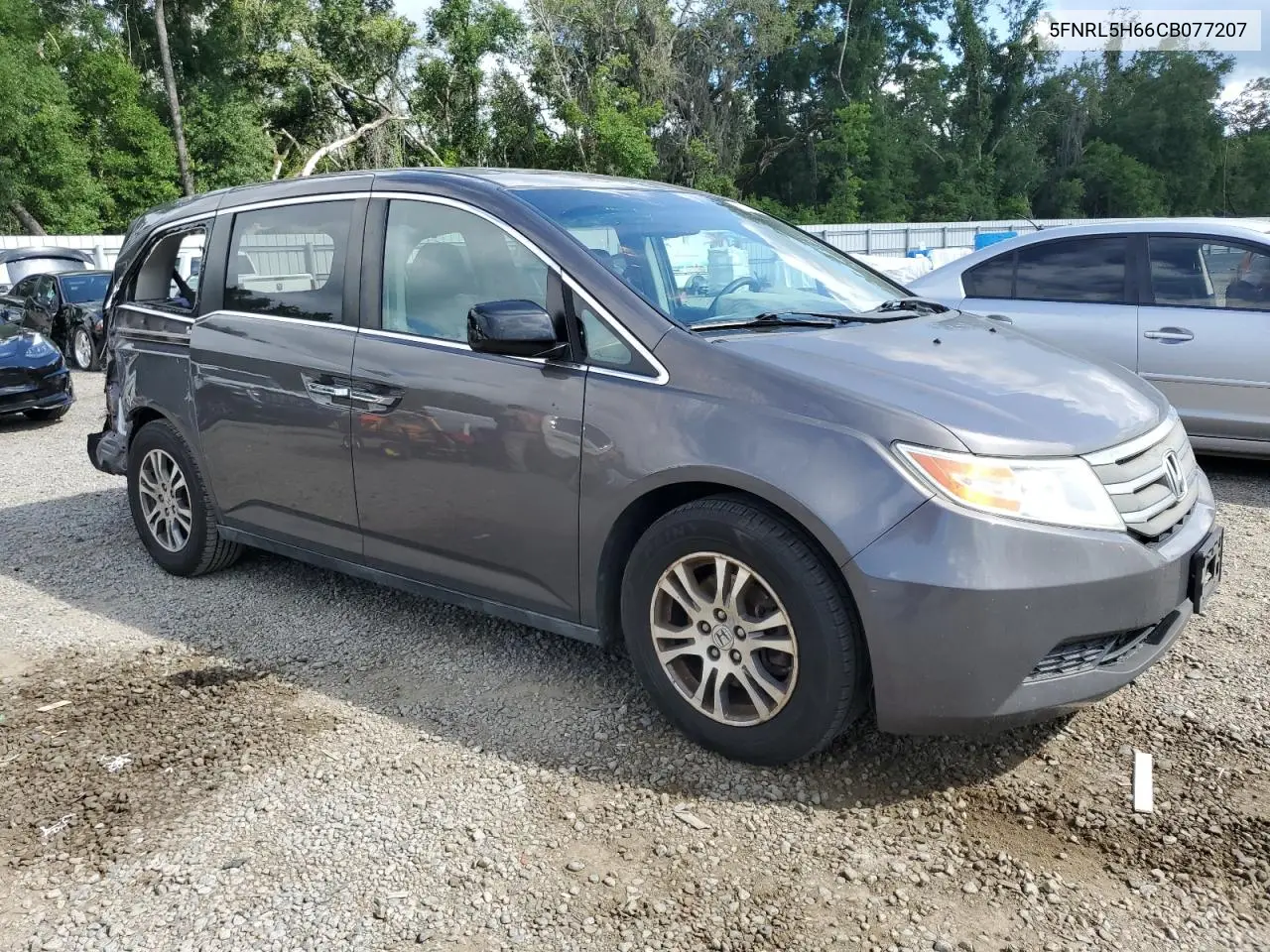 2012 Honda Odyssey Exl VIN: 5FNRL5H66CB077207 Lot: 57116445