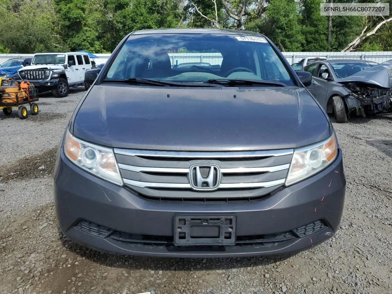 2012 Honda Odyssey Exl VIN: 5FNRL5H66CB077207 Lot: 57116445