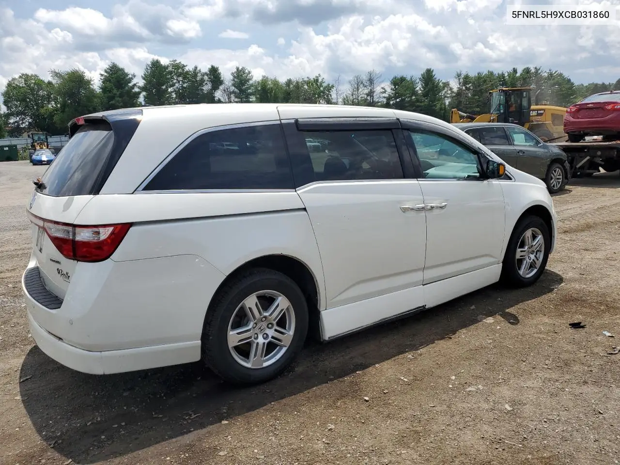 2012 Honda Odyssey Touring VIN: 5FNRL5H9XCB031860 Lot: 59036205