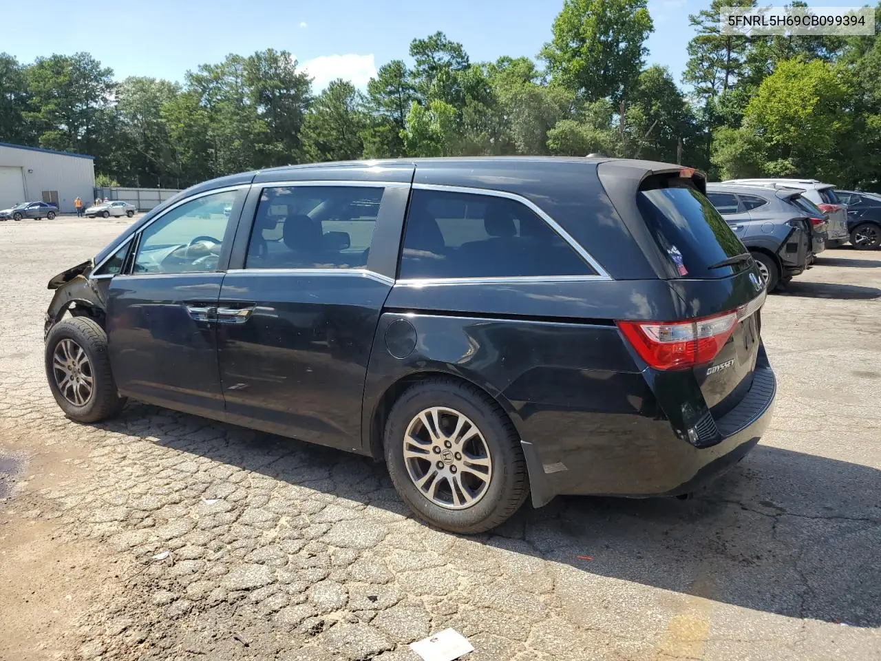 2012 Honda Odyssey Exl VIN: 5FNRL5H69CB099394 Lot: 59595835
