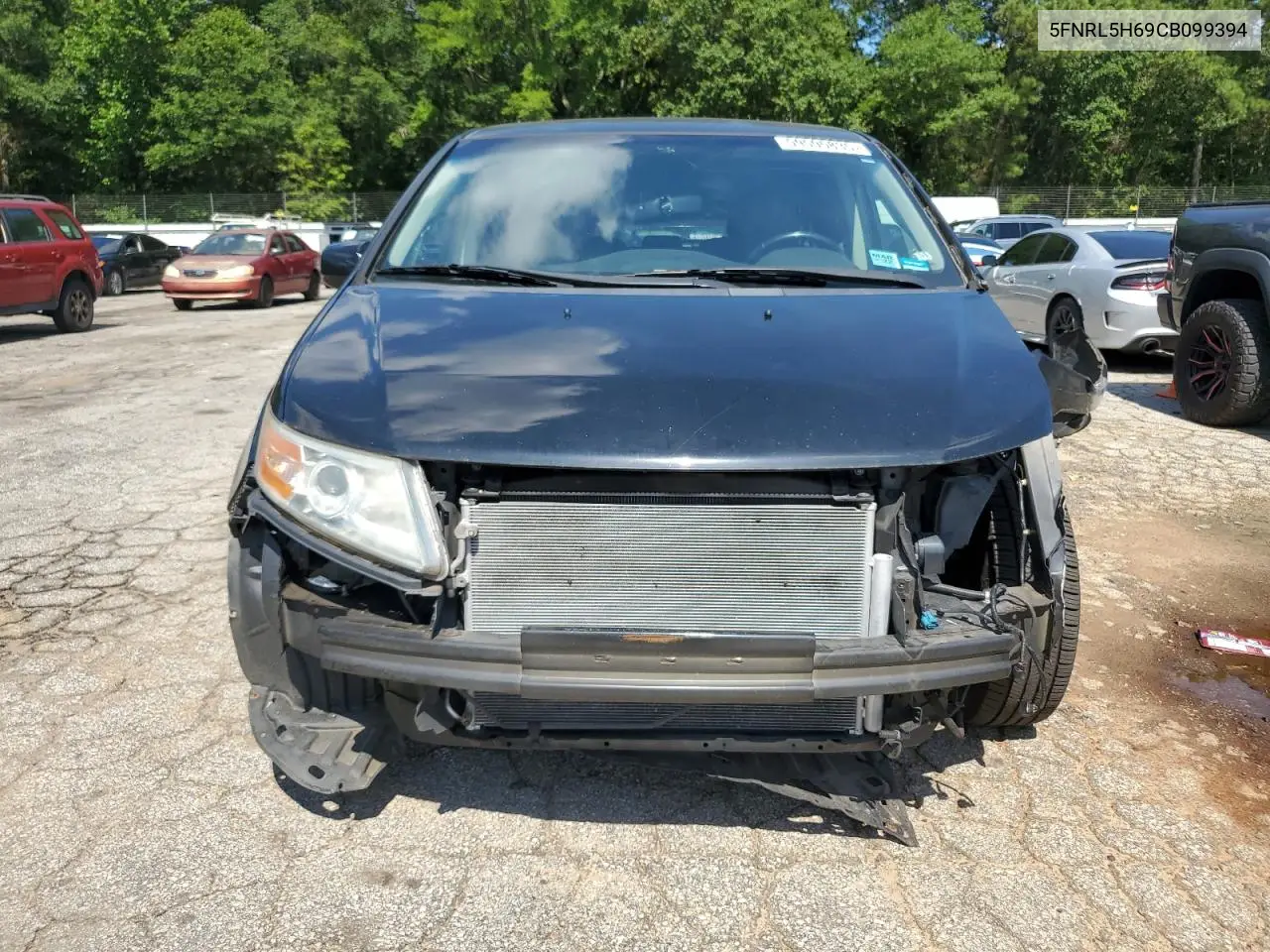 2012 Honda Odyssey Exl VIN: 5FNRL5H69CB099394 Lot: 59595835