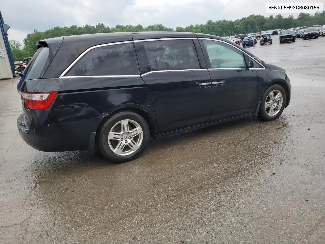 2012 Honda Odyssey Touring VIN: 5FNRL5H93CB080155 Lot: 60149625