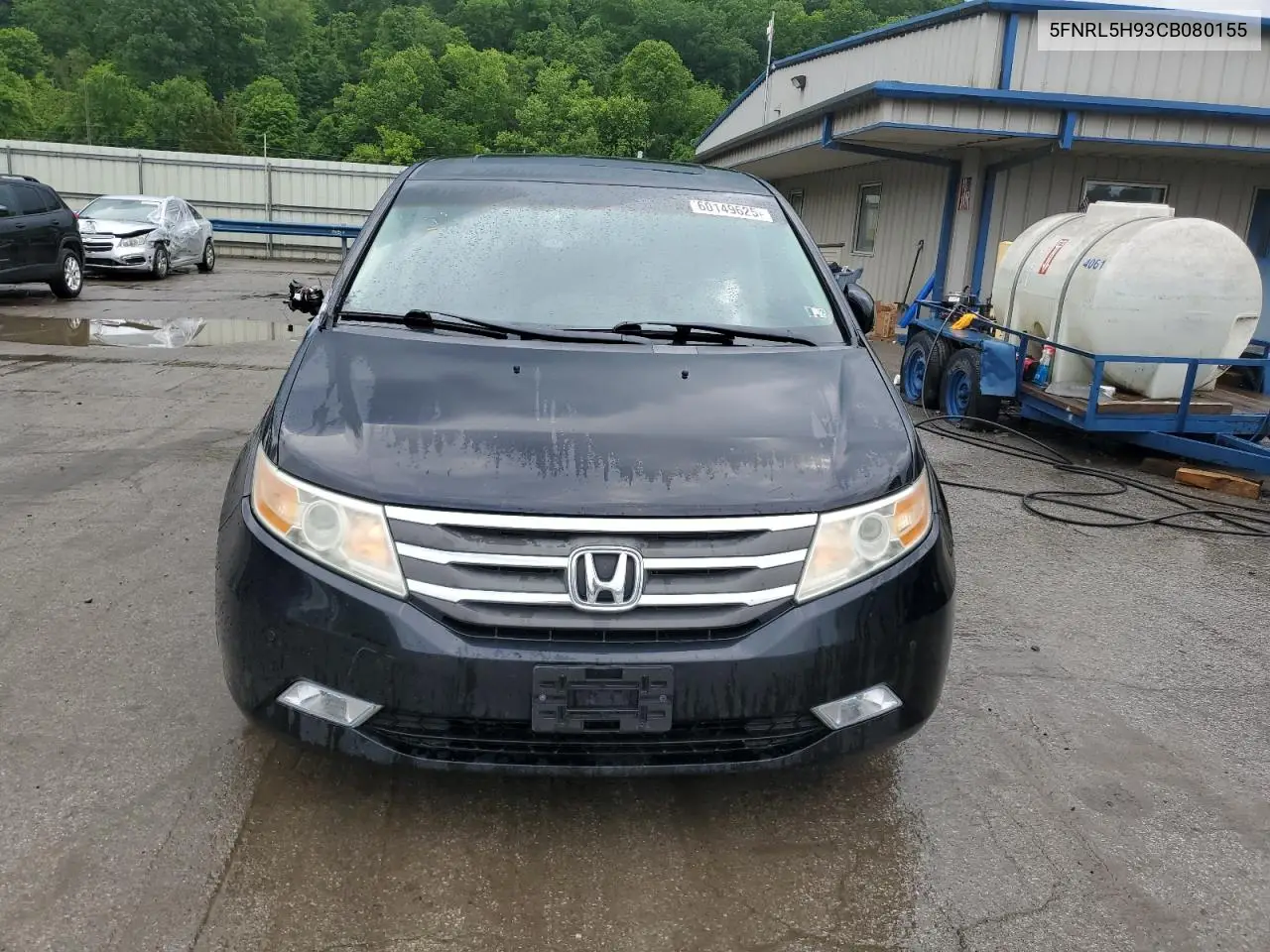 2012 Honda Odyssey Touring VIN: 5FNRL5H93CB080155 Lot: 60149625