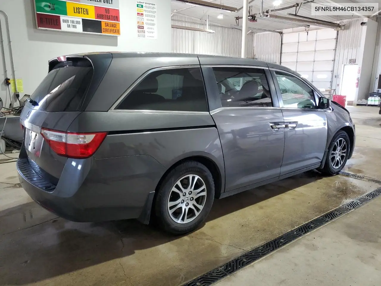 2012 Honda Odyssey Ex VIN: 5FNRL5H46CB134357 Lot: 61988415