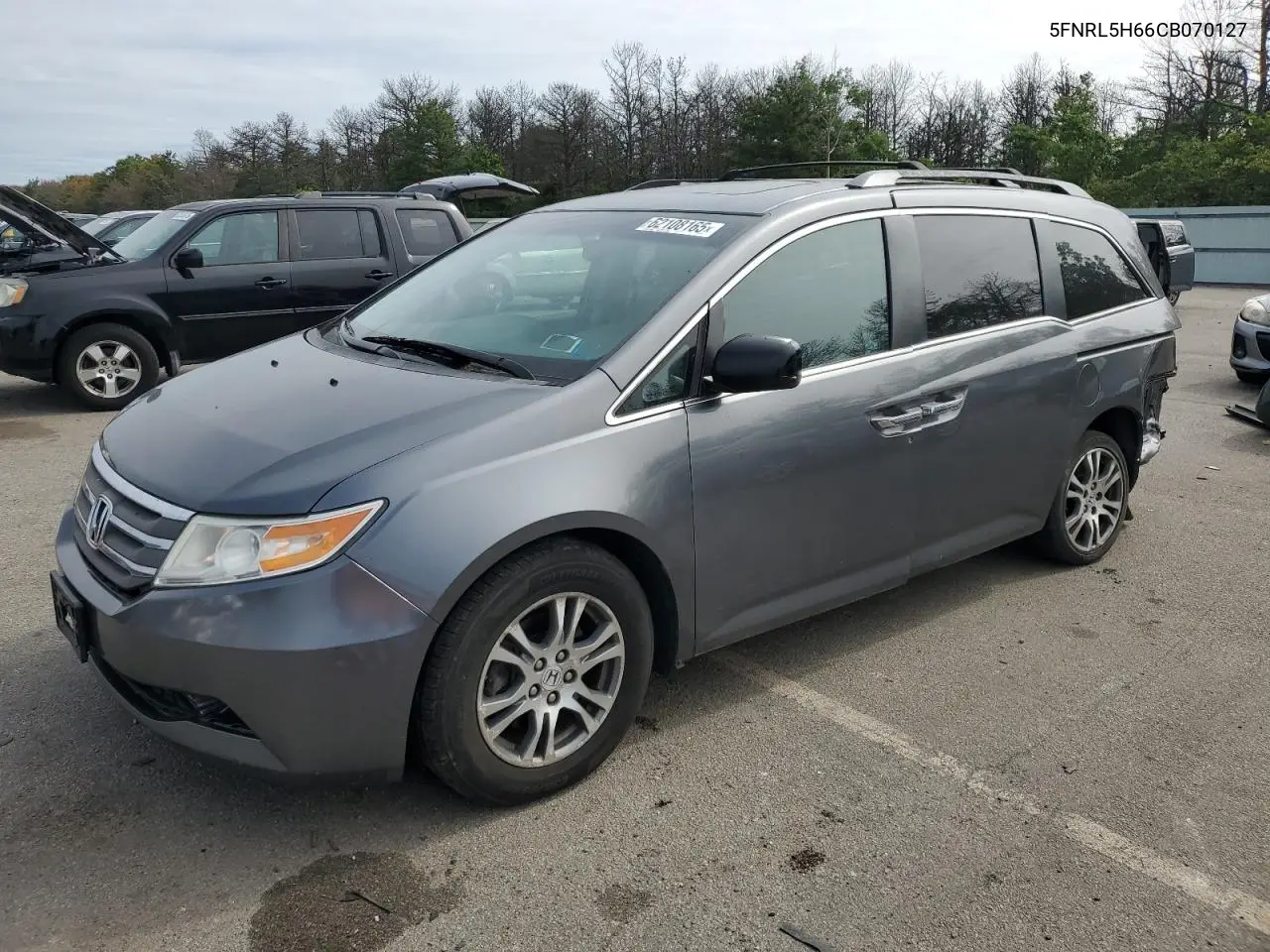 2012 Honda Odyssey Exl VIN: 5FNRL5H66CB070127 Lot: 62108165