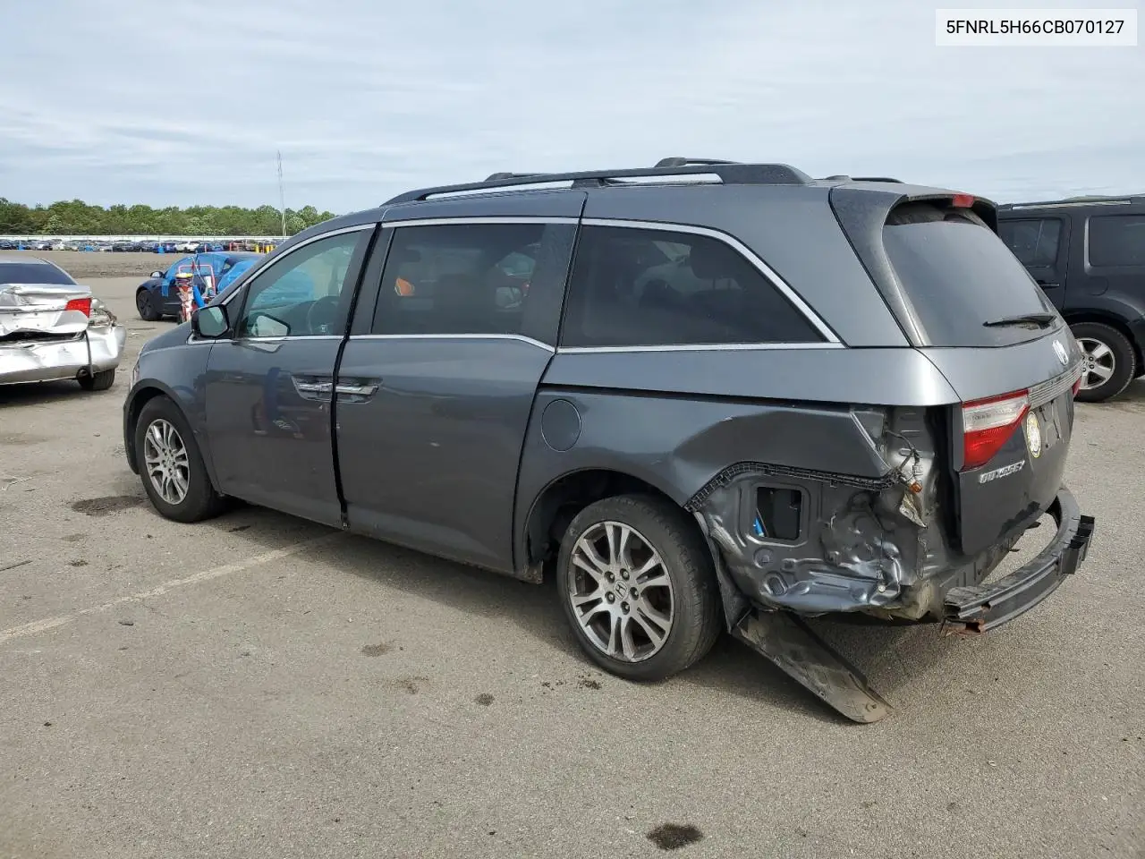 2012 Honda Odyssey Exl VIN: 5FNRL5H66CB070127 Lot: 62108165