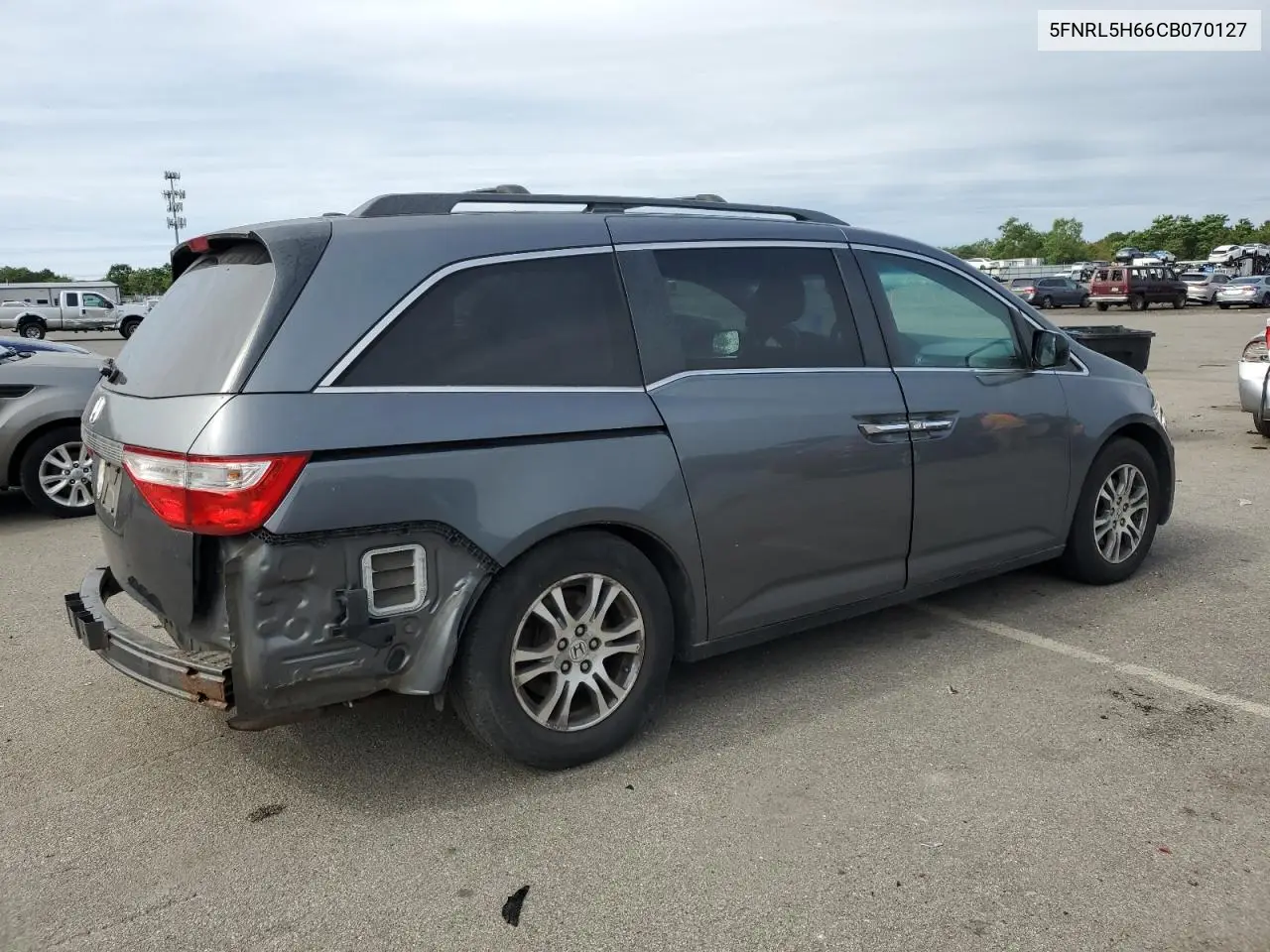 2012 Honda Odyssey Exl VIN: 5FNRL5H66CB070127 Lot: 62108165