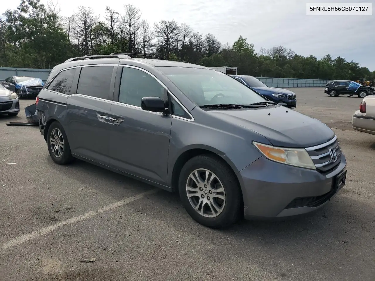 2012 Honda Odyssey Exl VIN: 5FNRL5H66CB070127 Lot: 62108165