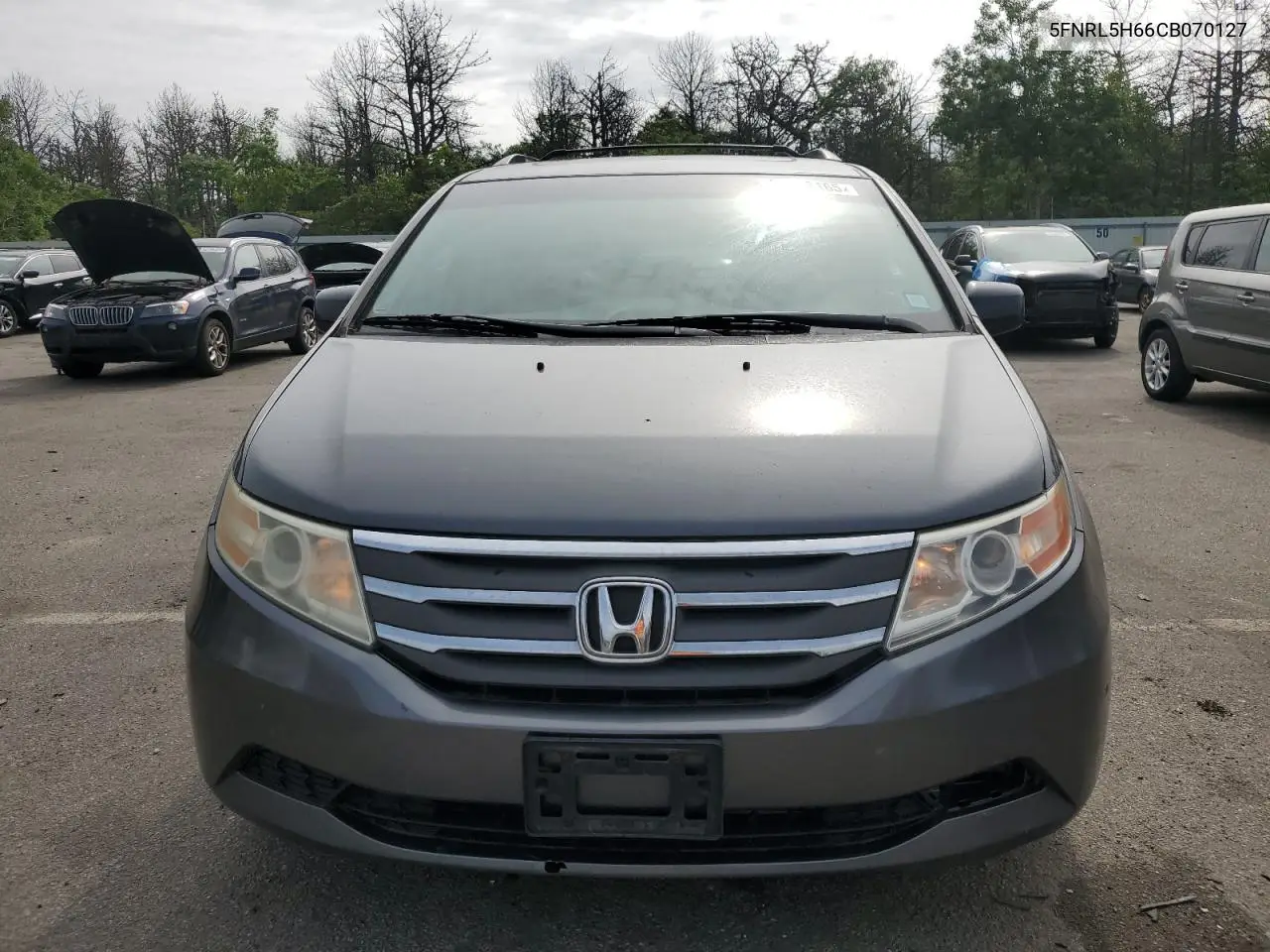 2012 Honda Odyssey Exl VIN: 5FNRL5H66CB070127 Lot: 62108165