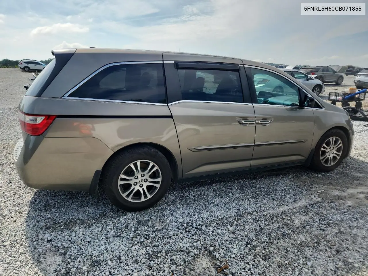 2012 Honda Odyssey Exl VIN: 5FNRL5H60CB071855 Lot: 62112465