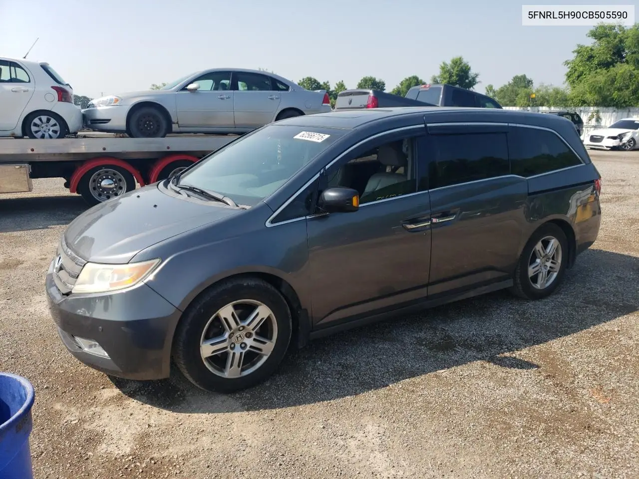 2012 Honda Odyssey Touring VIN: 5FNRL5H90CB505590 Lot: 62566715