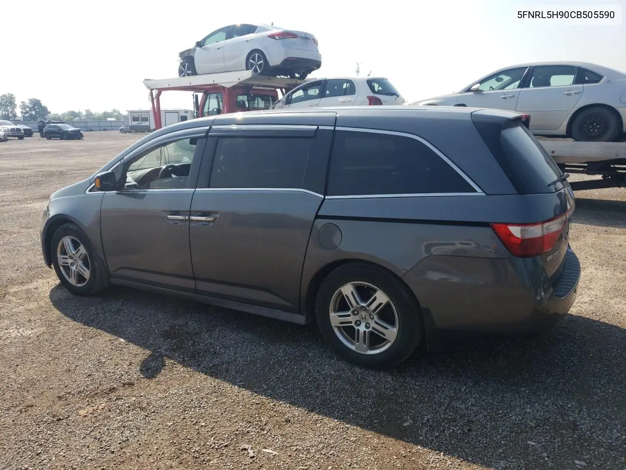 2012 Honda Odyssey Touring VIN: 5FNRL5H90CB505590 Lot: 62566715