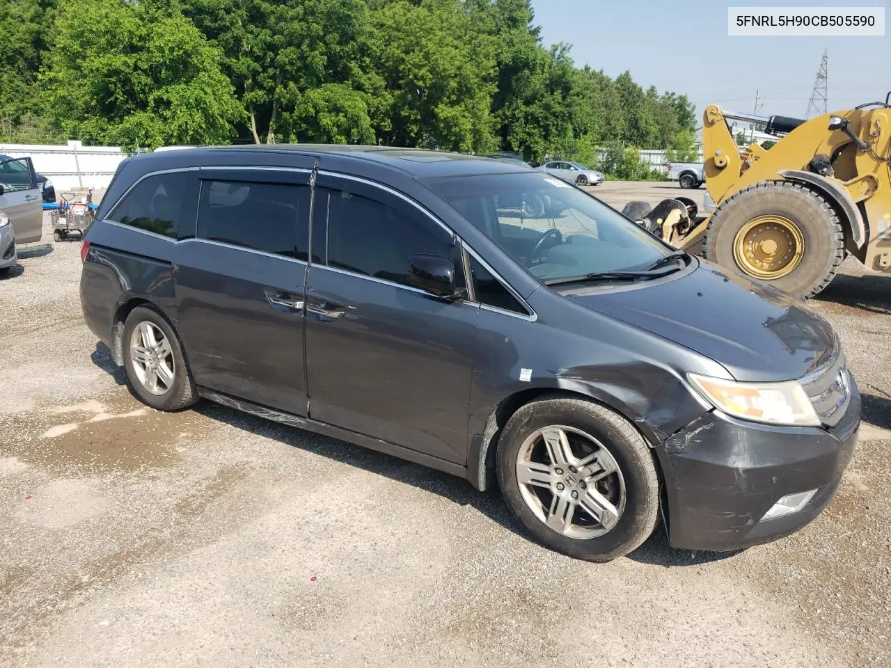 2012 Honda Odyssey Touring VIN: 5FNRL5H90CB505590 Lot: 62566715