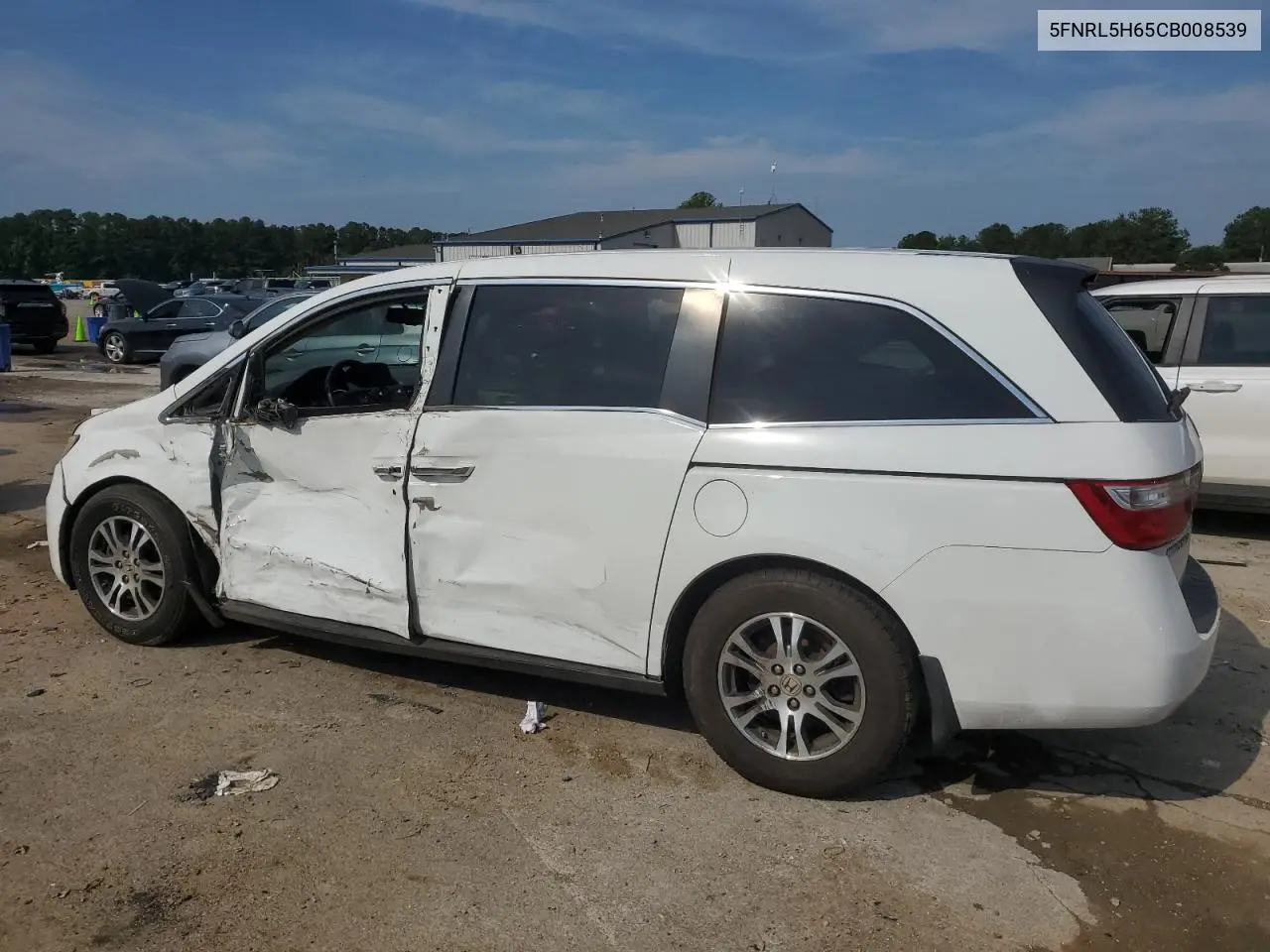 2012 Honda Odyssey Exl VIN: 5FNRL5H65CB008539 Lot: 62599345