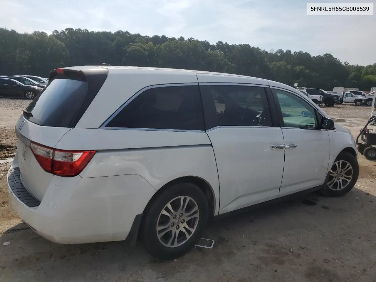 2012 Honda Odyssey Exl VIN: 5FNRL5H65CB008539 Lot: 62599345
