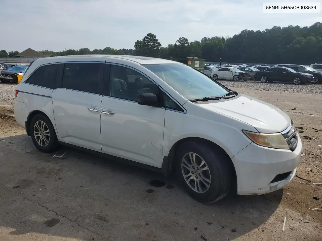 2012 Honda Odyssey Exl VIN: 5FNRL5H65CB008539 Lot: 62599345