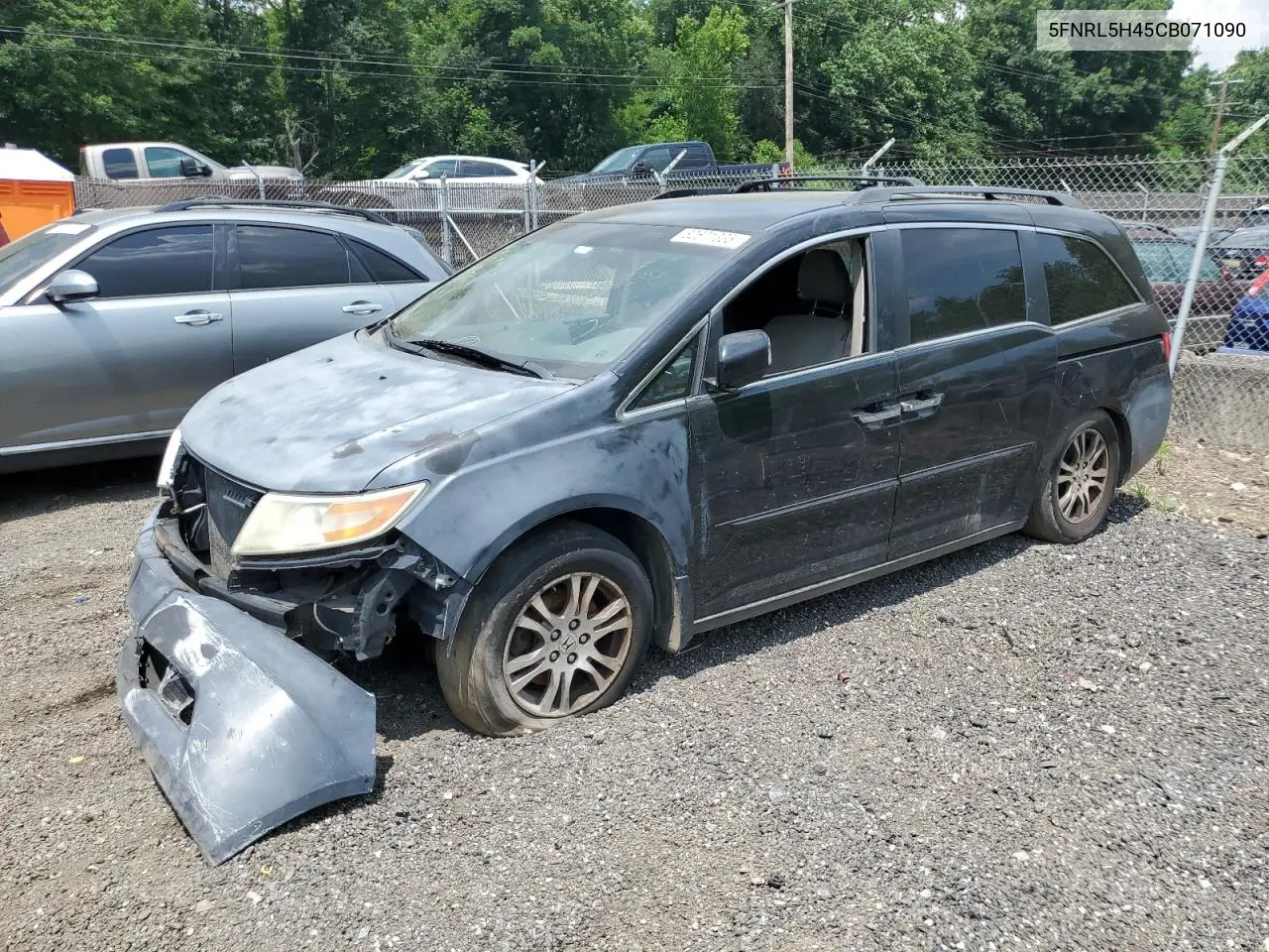 2012 Honda Odyssey Ex VIN: 5FNRL5H45CB071090 Lot: 62671335