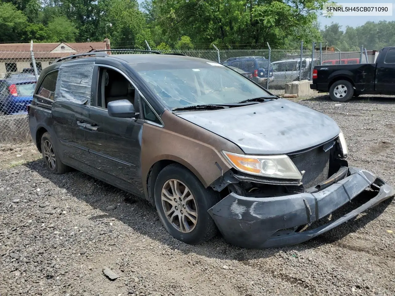 2012 Honda Odyssey Ex VIN: 5FNRL5H45CB071090 Lot: 62671335