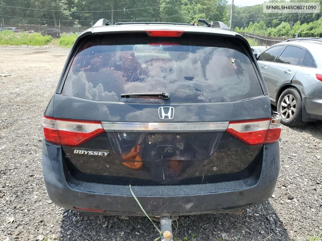 2012 Honda Odyssey Ex VIN: 5FNRL5H45CB071090 Lot: 62671335