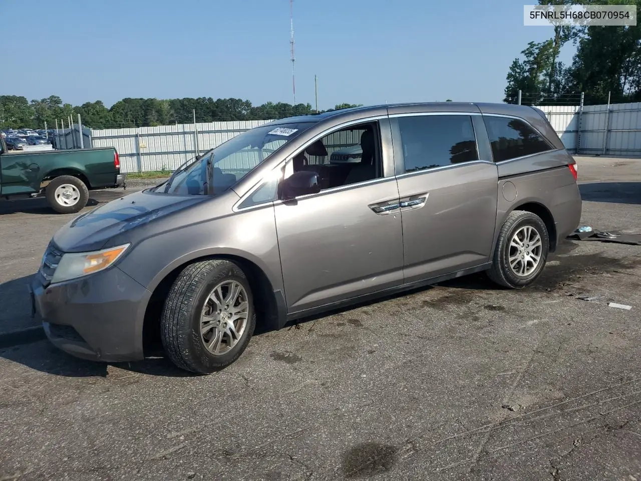 2012 Honda Odyssey Exl VIN: 5FNRL5H68CB070954 Lot: 62748035