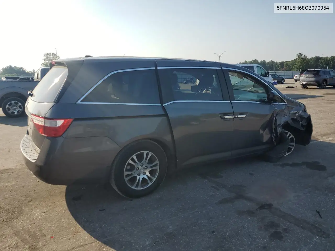 2012 Honda Odyssey Exl VIN: 5FNRL5H68CB070954 Lot: 62748035