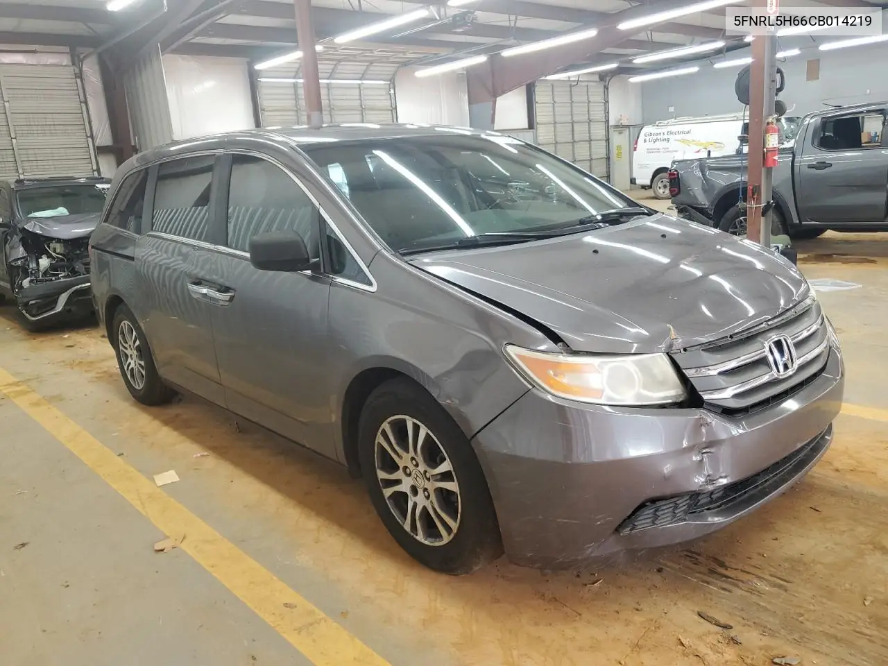 2012 Honda Odyssey Exl VIN: 5FNRL5H66CB014219 Lot: 62833245