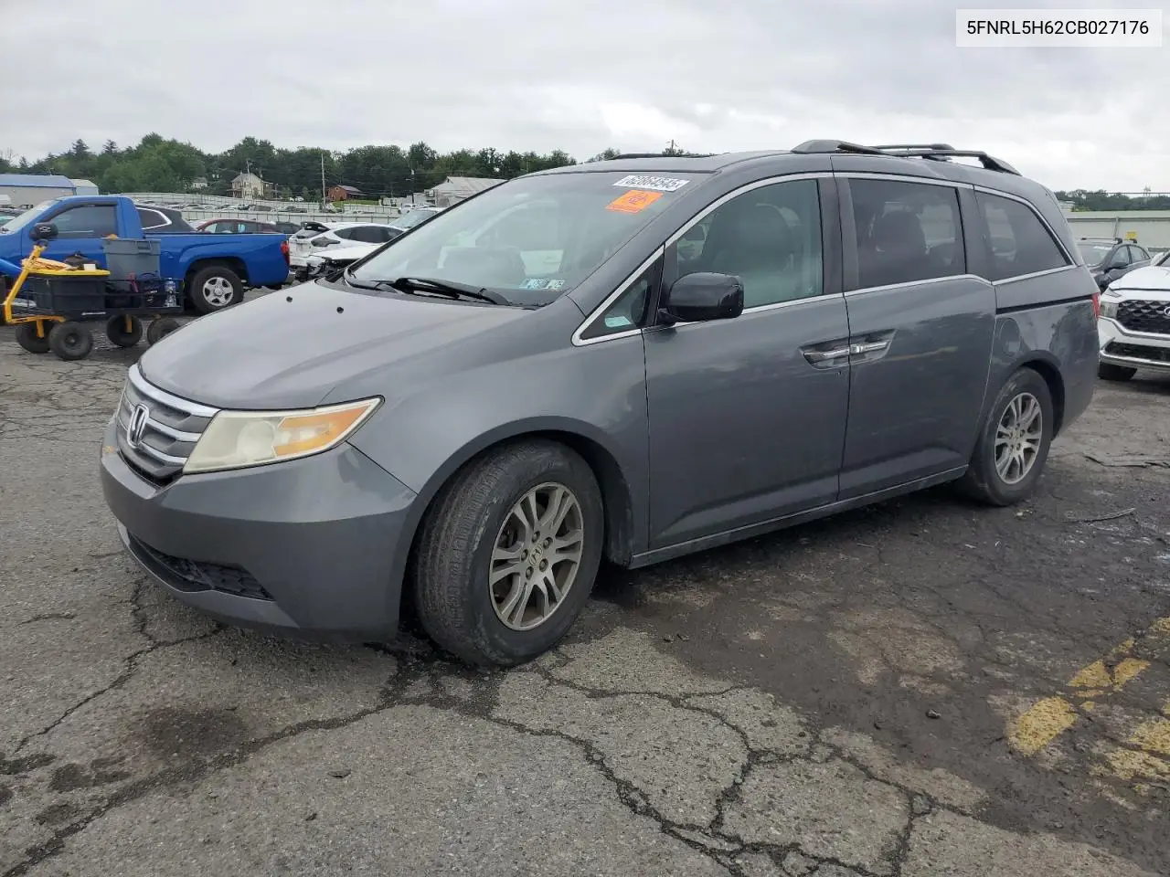 2012 Honda Odyssey Exl VIN: 5FNRL5H62CB027176 Lot: 62864545