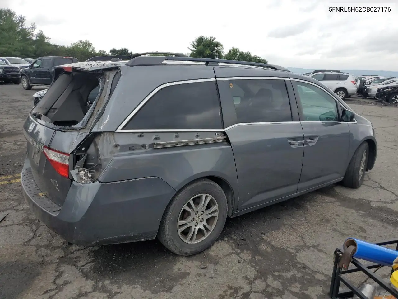 2012 Honda Odyssey Exl VIN: 5FNRL5H62CB027176 Lot: 62864545