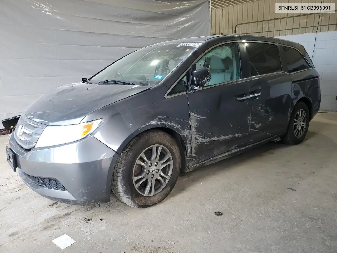 2012 Honda Odyssey Exl VIN: 5FNRL5H61CB096991 Lot: 62880745
