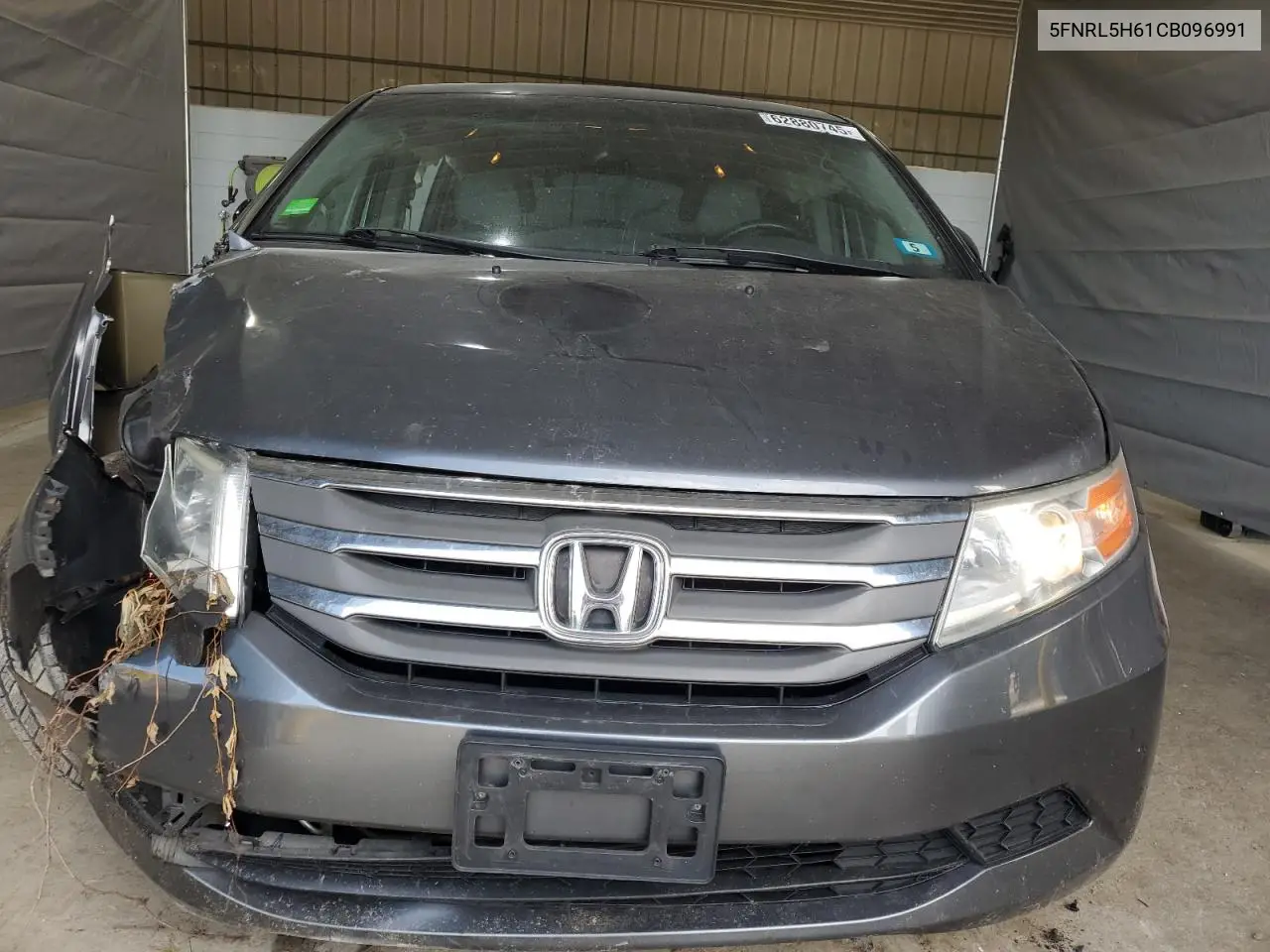 2012 Honda Odyssey Exl VIN: 5FNRL5H61CB096991 Lot: 62880745