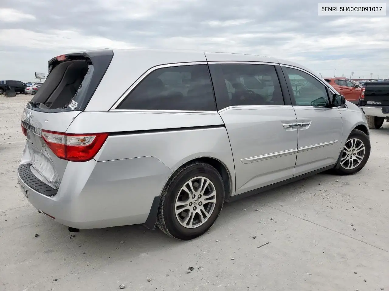2012 Honda Odyssey Exl VIN: 5FNRL5H60CB091037 Lot: 62891705