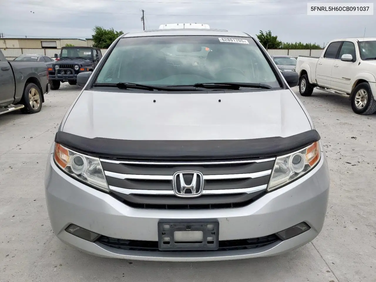 2012 Honda Odyssey Exl VIN: 5FNRL5H60CB091037 Lot: 62891705