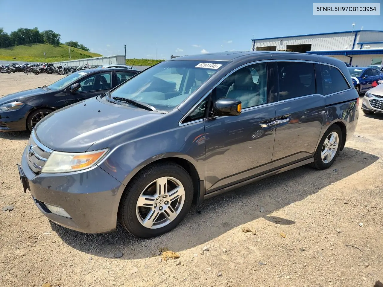 2012 Honda Odyssey Touring VIN: 5FNRL5H97CB103954 Lot: 62941445