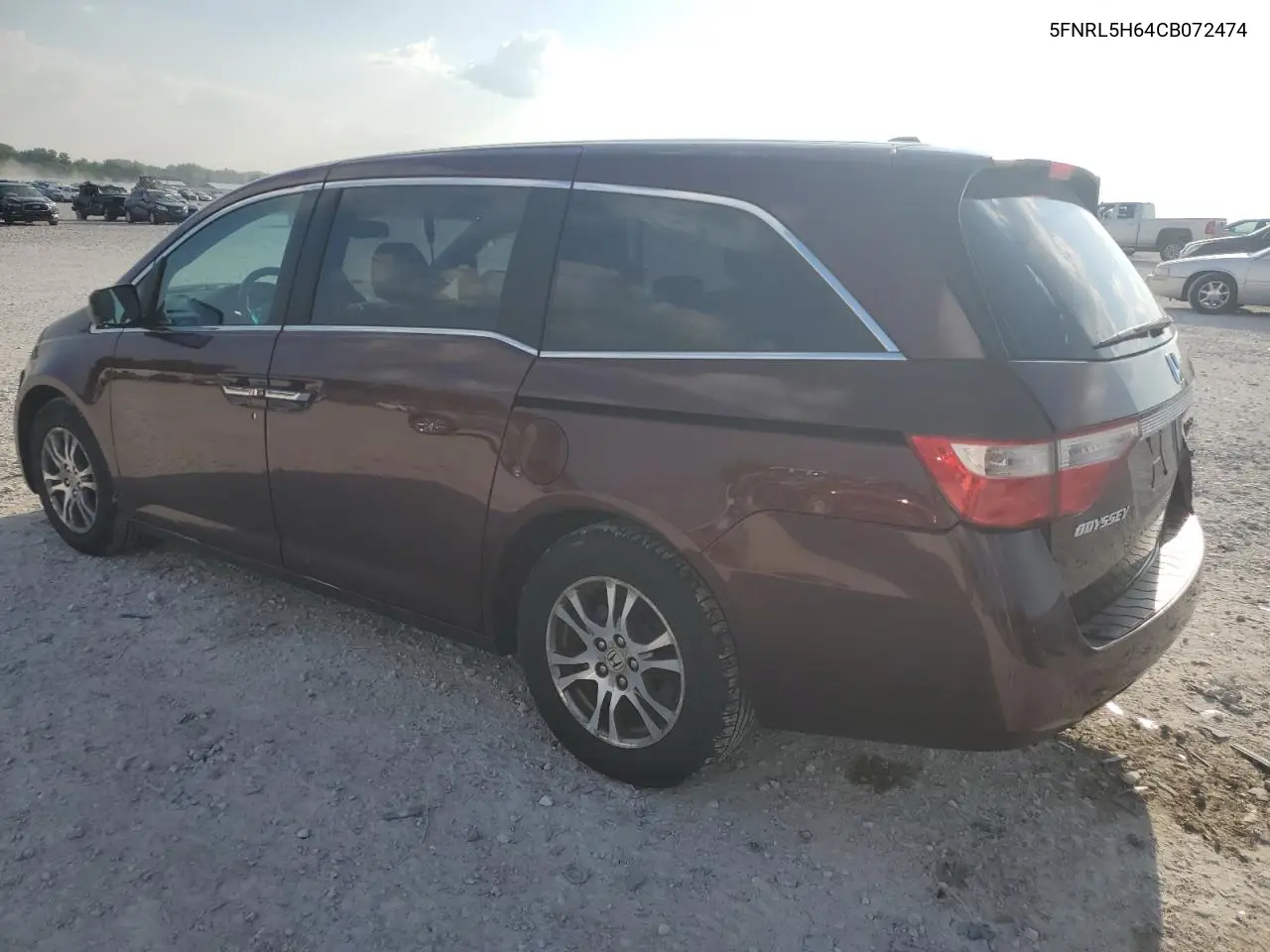 2012 Honda Odyssey Exl VIN: 5FNRL5H64CB072474 Lot: 63003255