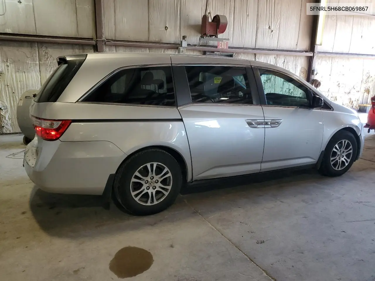 2012 Honda Odyssey Exl VIN: 5FNRL5H68CB069867 Lot: 63082685