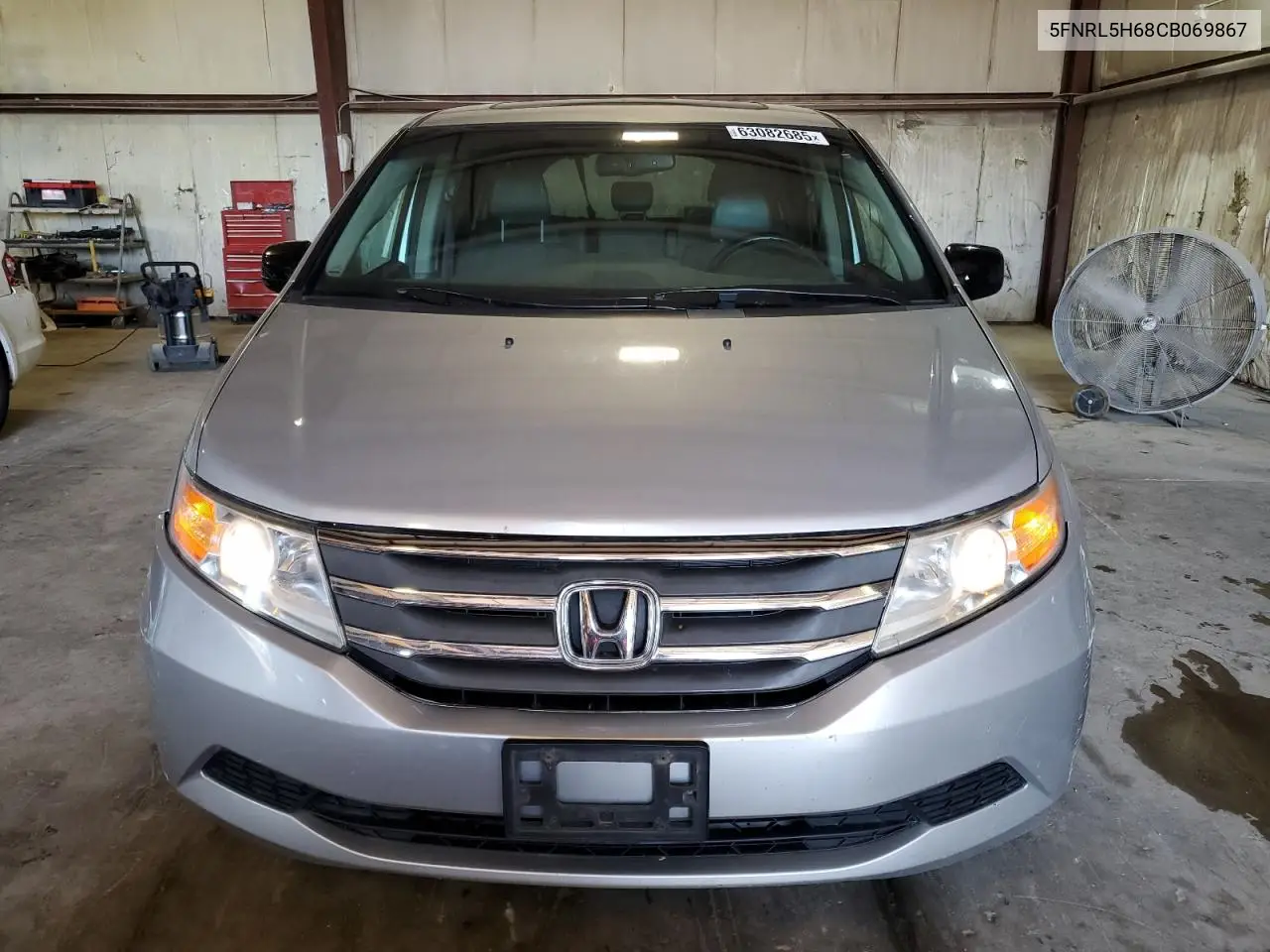 2012 Honda Odyssey Exl VIN: 5FNRL5H68CB069867 Lot: 63082685