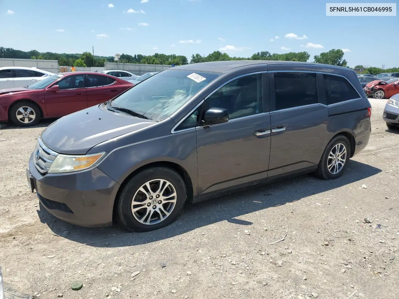 2012 Honda Odyssey Exl VIN: 5FNRL5H61CB046995 Lot: 63105875