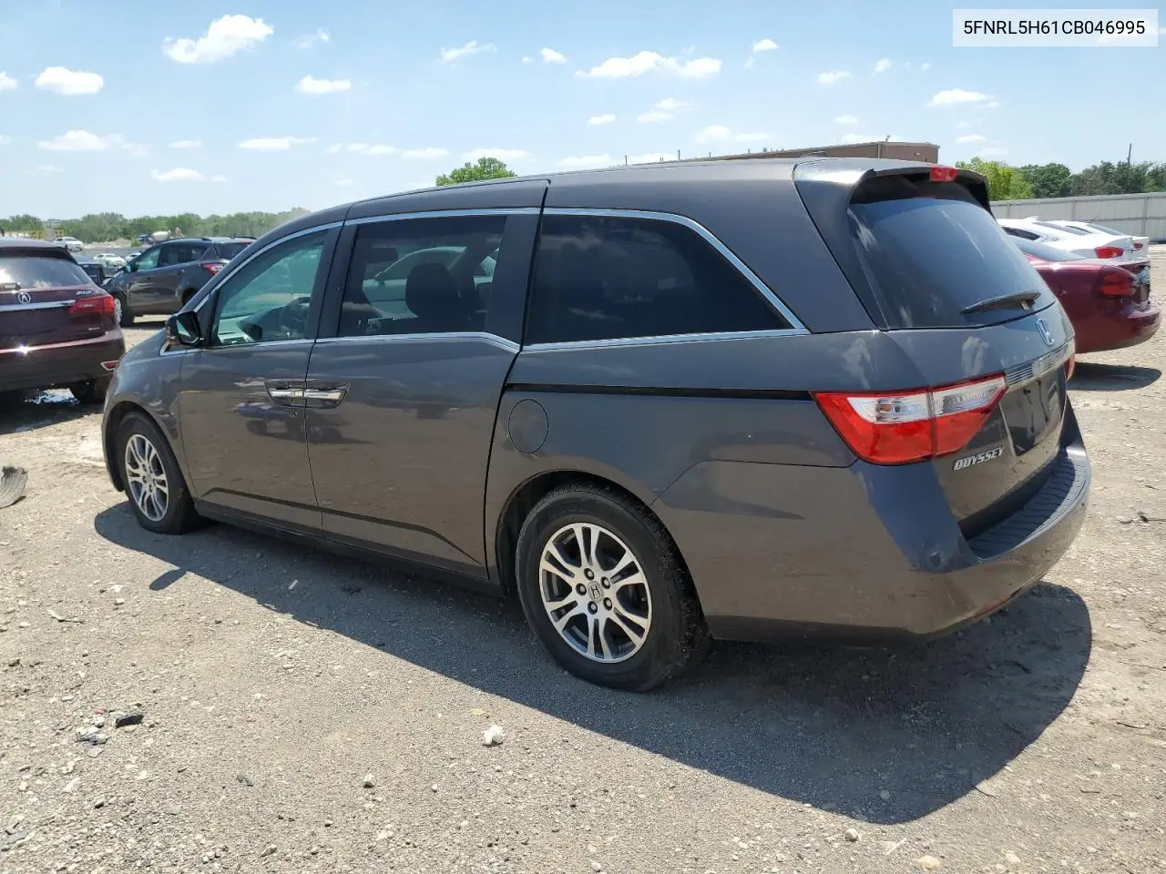 2012 Honda Odyssey Exl VIN: 5FNRL5H61CB046995 Lot: 63105875