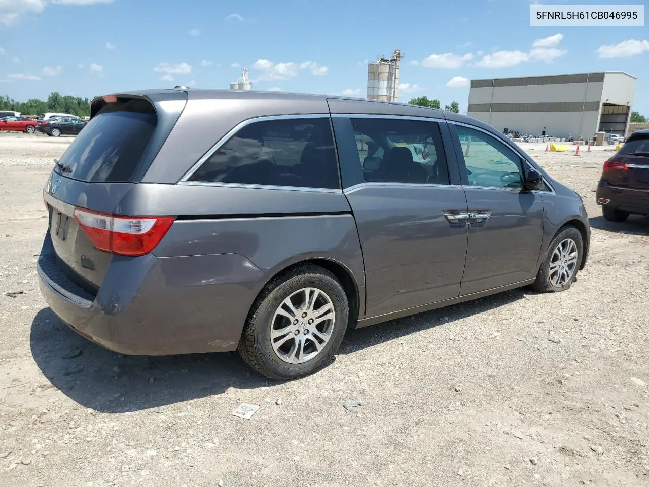 2012 Honda Odyssey Exl VIN: 5FNRL5H61CB046995 Lot: 63105875