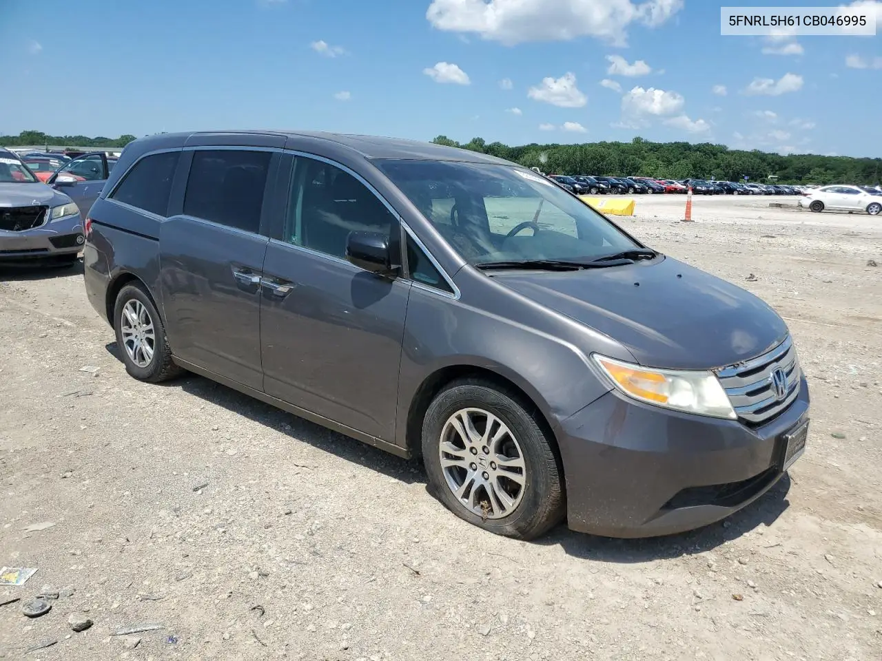 2012 Honda Odyssey Exl VIN: 5FNRL5H61CB046995 Lot: 63105875