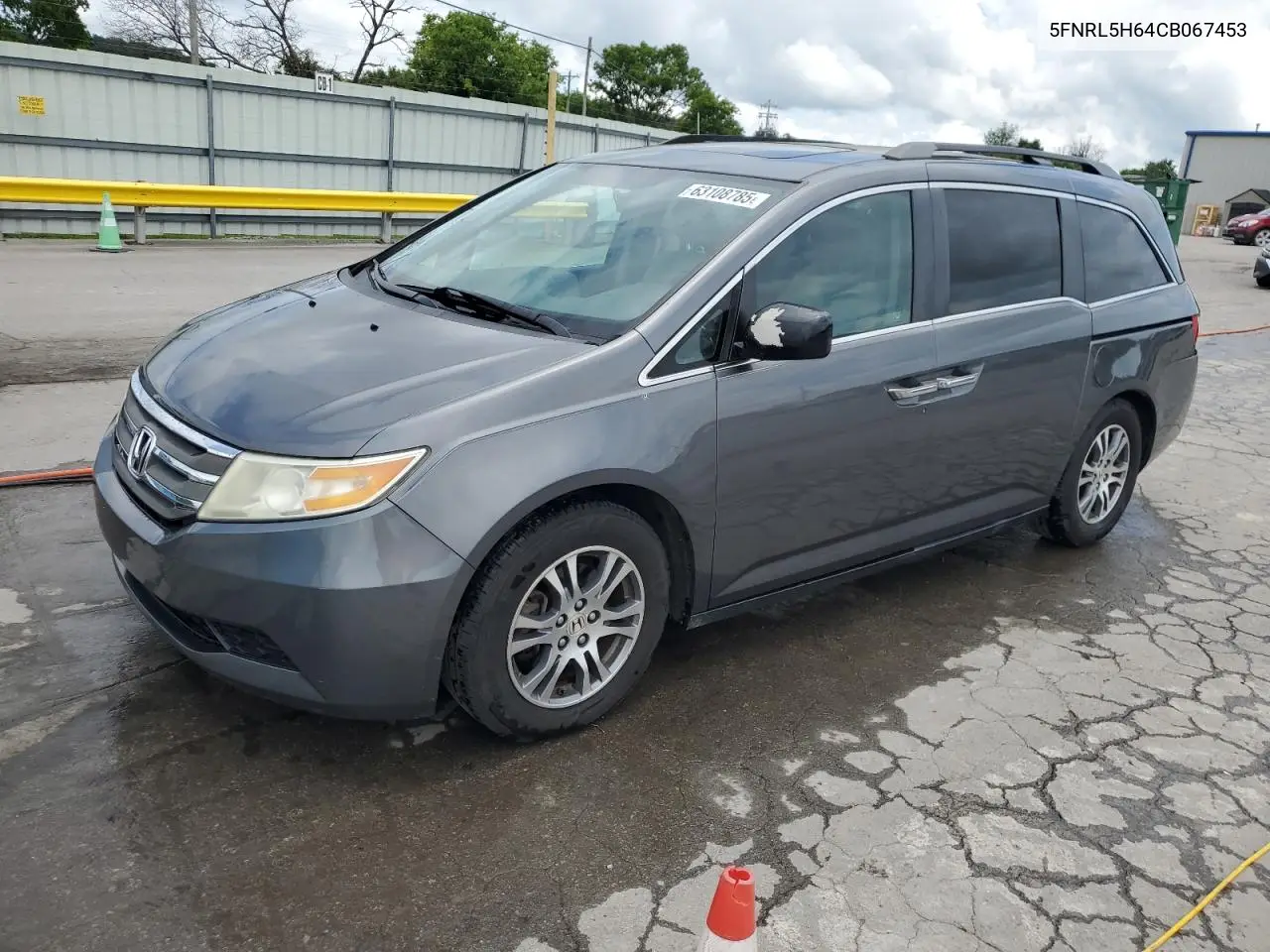 2012 Honda Odyssey Exl VIN: 5FNRL5H64CB067453 Lot: 63108785