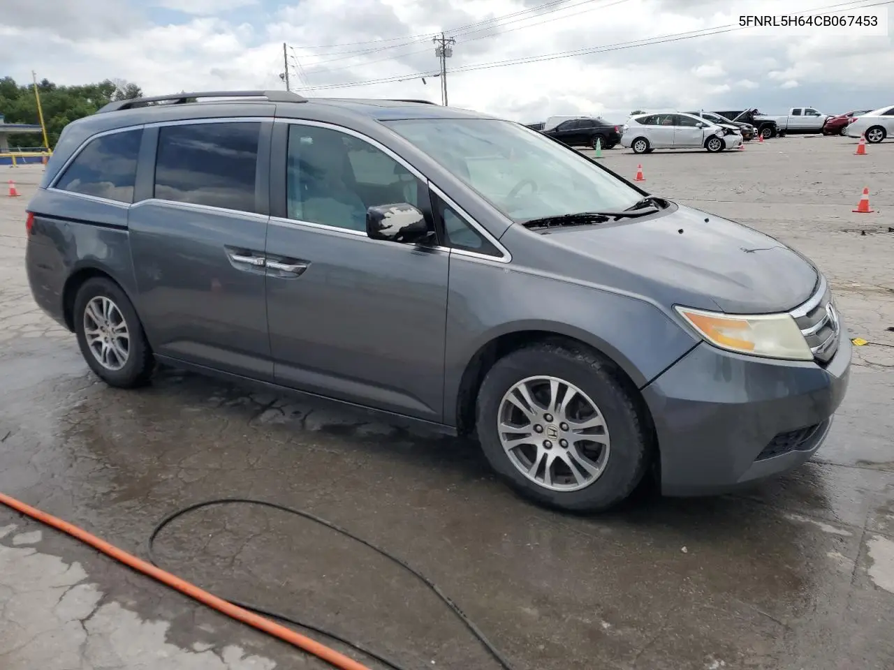 2012 Honda Odyssey Exl VIN: 5FNRL5H64CB067453 Lot: 63108785