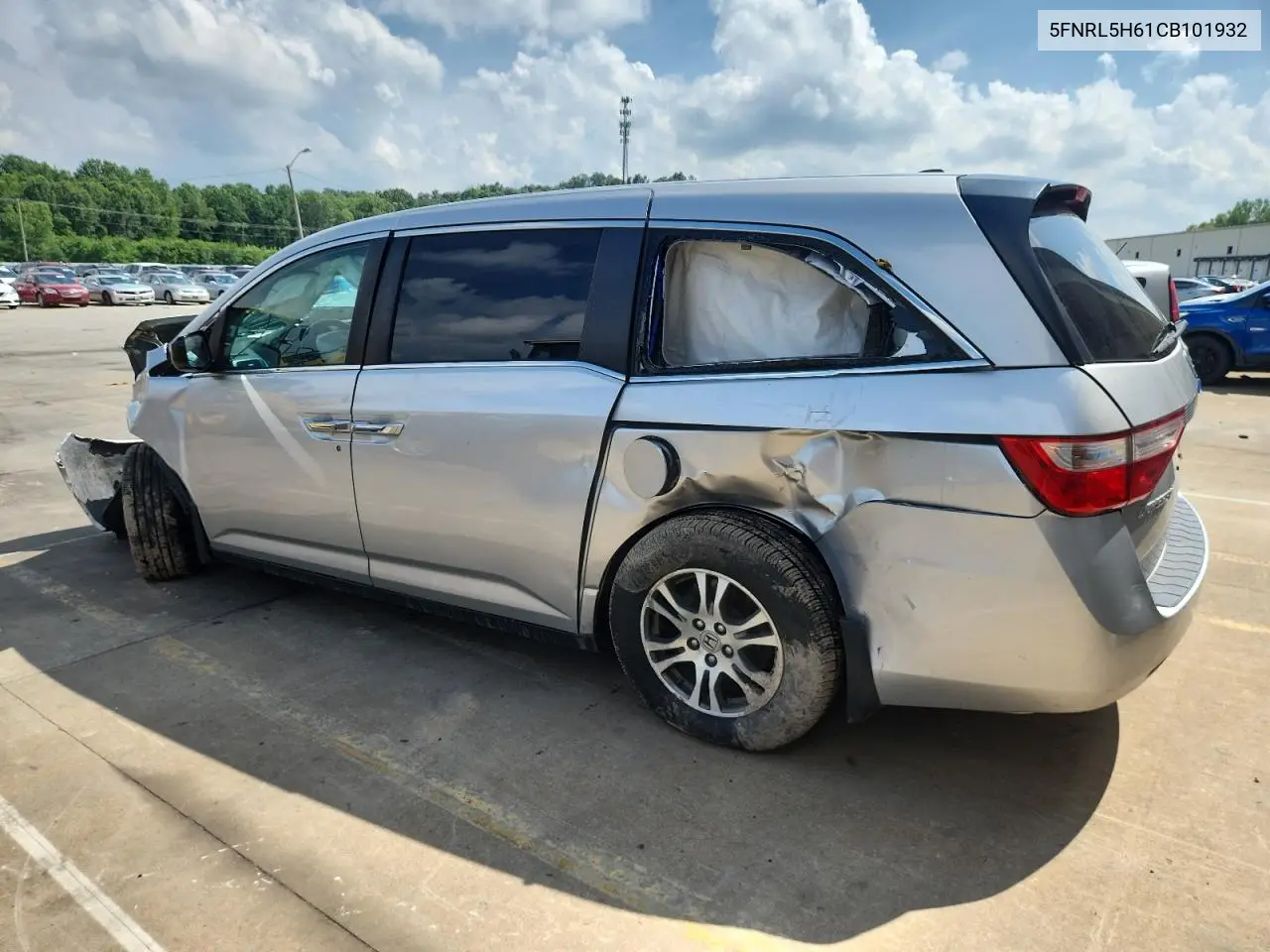 2012 Honda Odyssey Exl VIN: 5FNRL5H61CB101932 Lot: 63145935