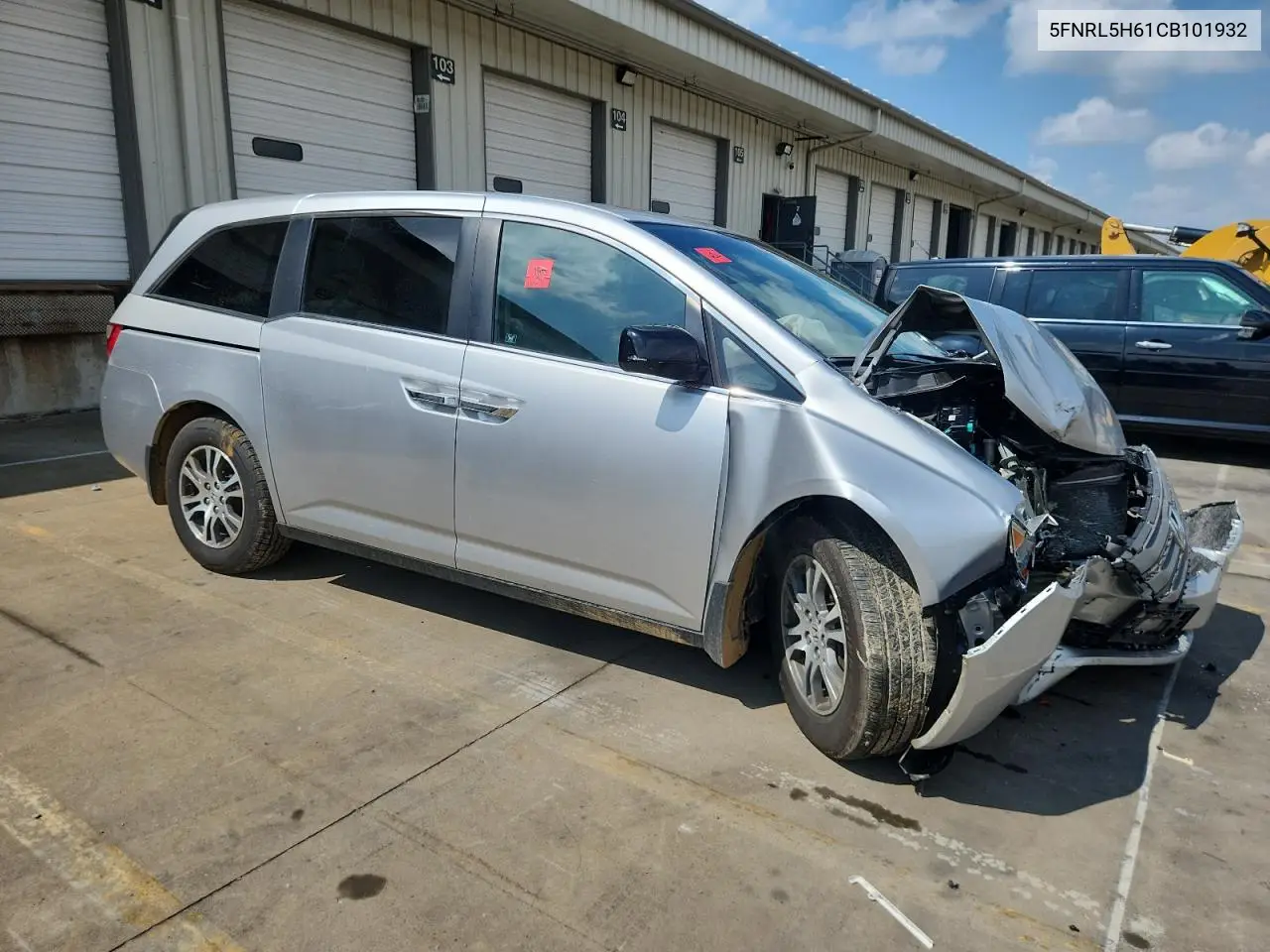 2012 Honda Odyssey Exl VIN: 5FNRL5H61CB101932 Lot: 63145935
