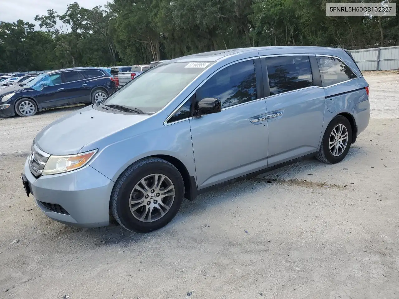 2012 Honda Odyssey Exl VIN: 5FNRL5H60CB102327 Lot: 63160985