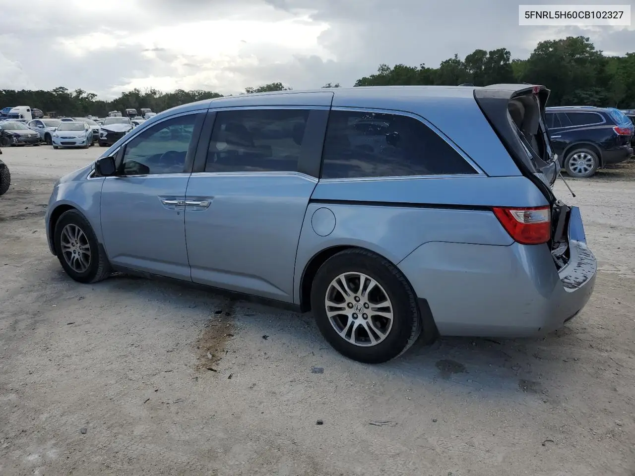2012 Honda Odyssey Exl VIN: 5FNRL5H60CB102327 Lot: 63160985