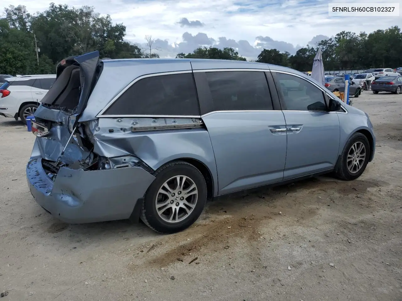 2012 Honda Odyssey Exl VIN: 5FNRL5H60CB102327 Lot: 63160985