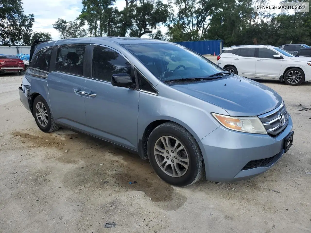 2012 Honda Odyssey Exl VIN: 5FNRL5H60CB102327 Lot: 63160985