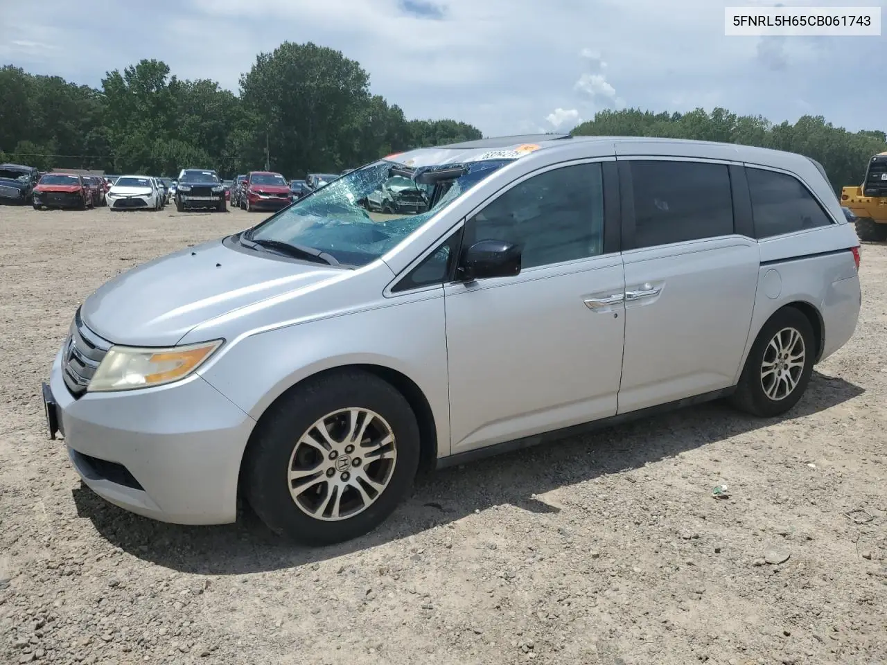 2012 Honda Odyssey Exl VIN: 5FNRL5H65CB061743 Lot: 63264275
