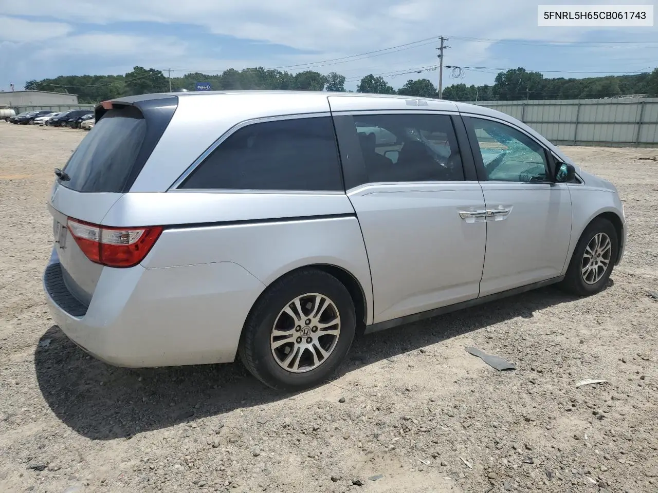 2012 Honda Odyssey Exl VIN: 5FNRL5H65CB061743 Lot: 63264275